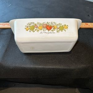 CORNINGWARE SPICE OF LIFE "LA MARJOLAINE" LOAF PAN P-315-B 9x5x3 BREAD MEATLOAF